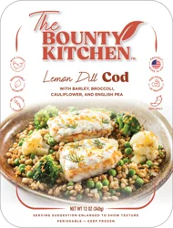 The Bounty Kitchen™ Lemon Dill Cod Meal, 12 oz