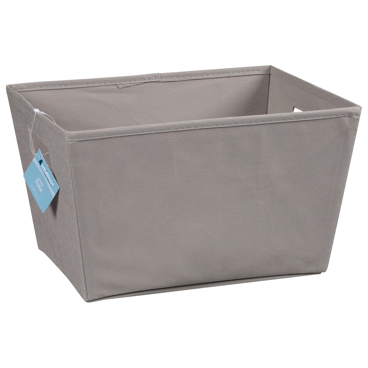 slide 7 of 9, Whitmor Gray Tote Small 1 ea, 1 ct