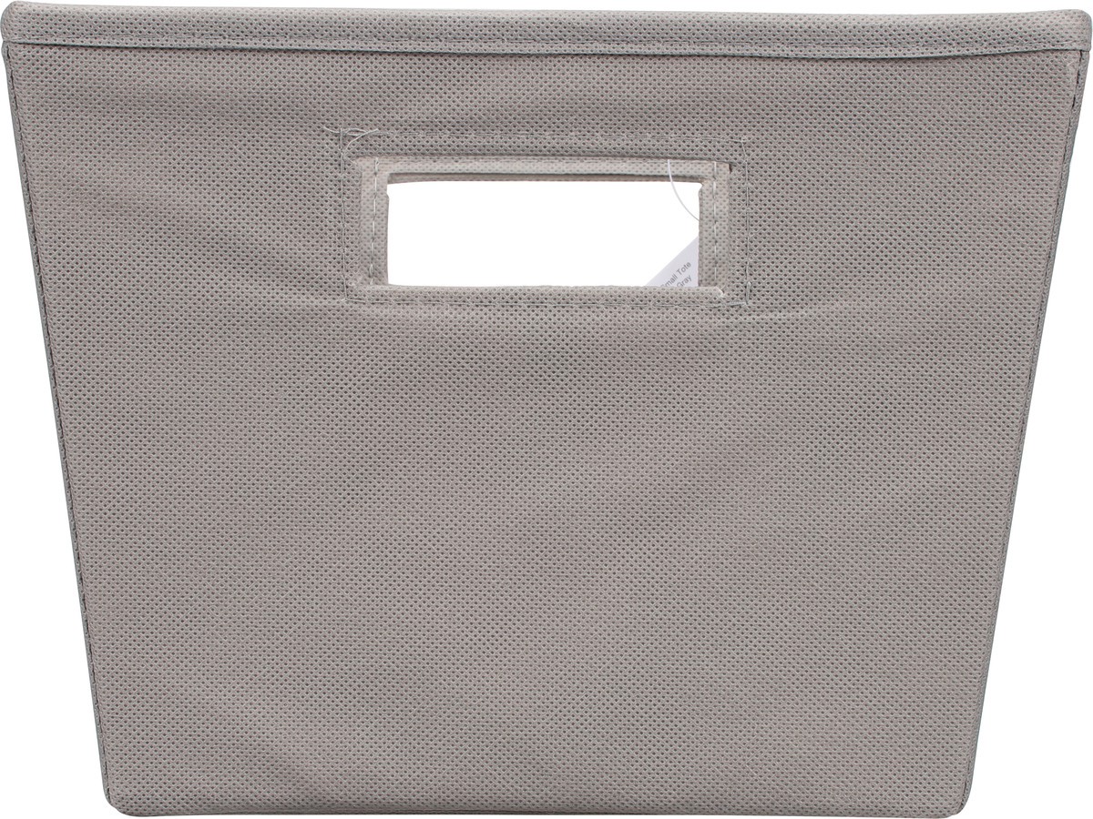 slide 4 of 9, Whitmor Gray Tote Small 1 ea, 1 ct