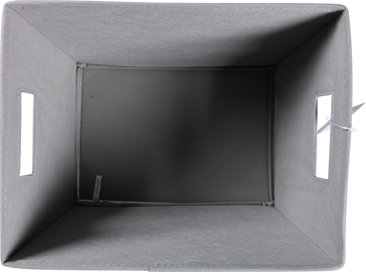 slide 3 of 9, Whitmor Gray Tote Small 1 ea, 1 ct