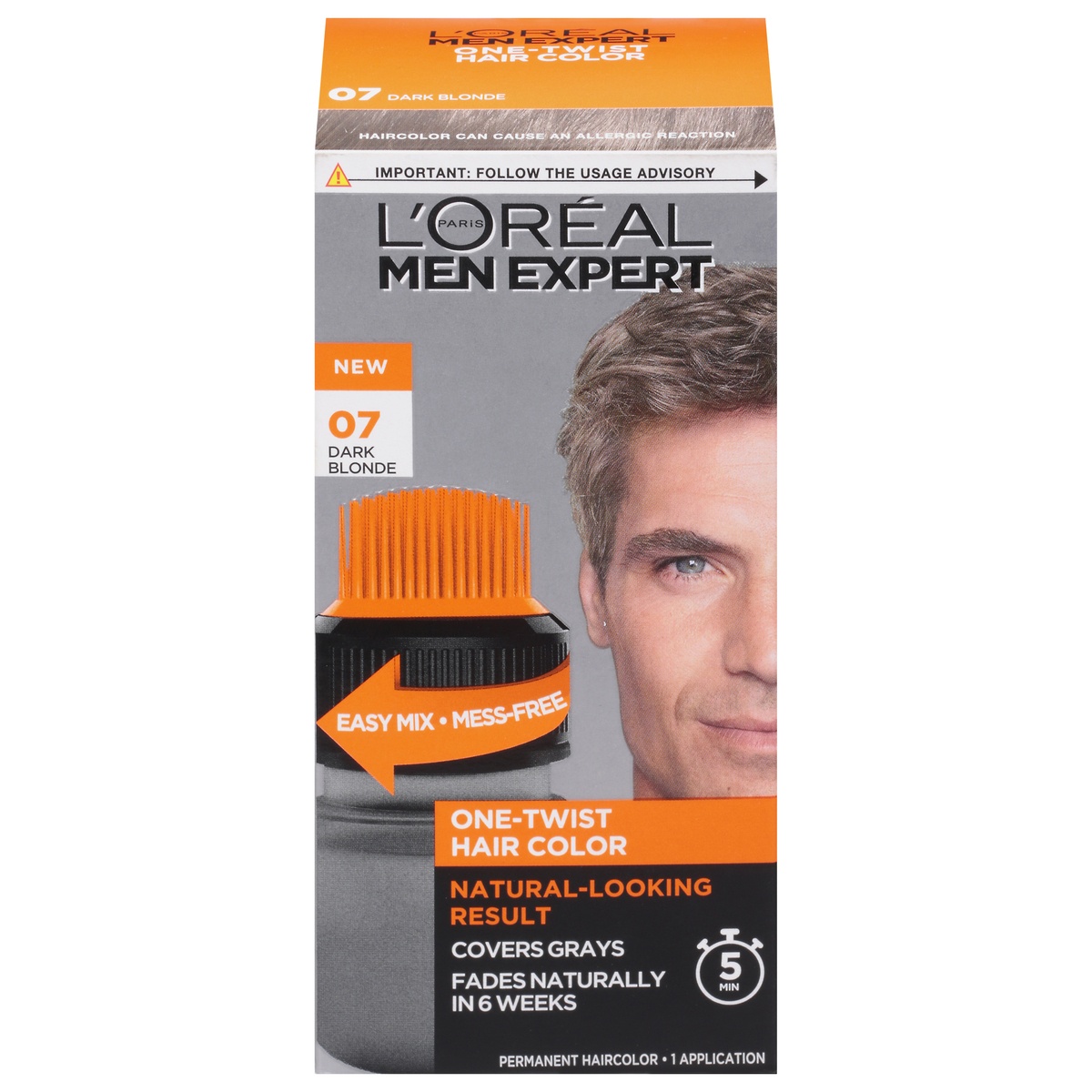 slide 1 of 1, L'Oréal Dark Blonde 07 One-Twist Permanent Haircolor 1 ea, 1 ct