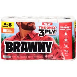 Brawny Full Sheet Paper Towels, 4 Double Rolls