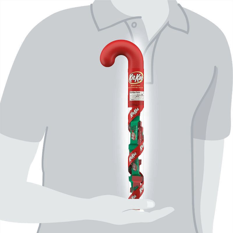 slide 4 of 6, KIT KAT Holiday Minatures Filled Cane, 1.8 oz