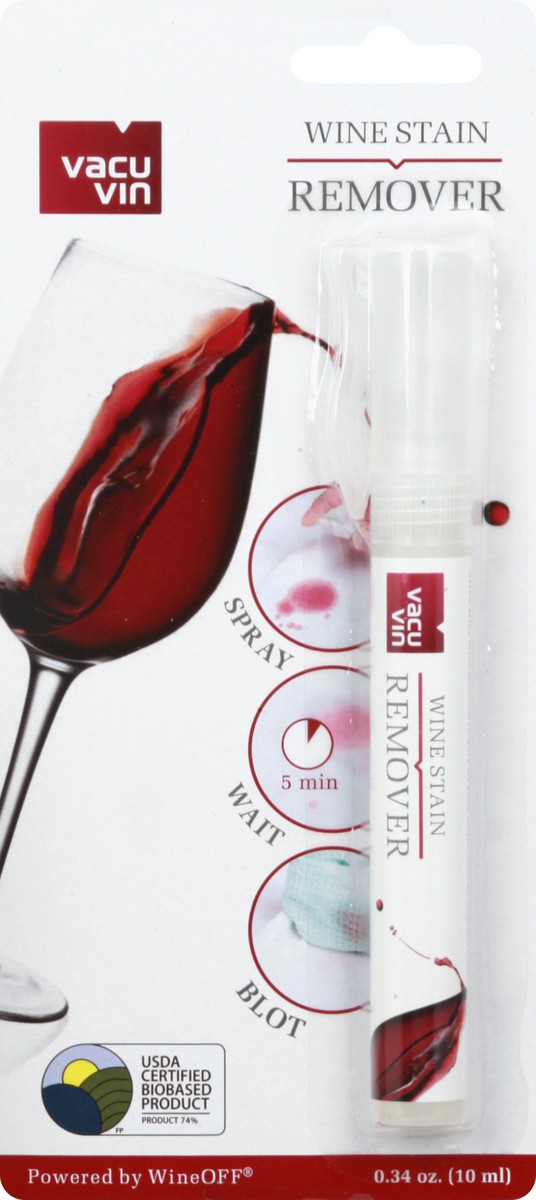 slide 6 of 9, Vacu Vin Wine Stain Remover 0.34 oz, 0.34 oz