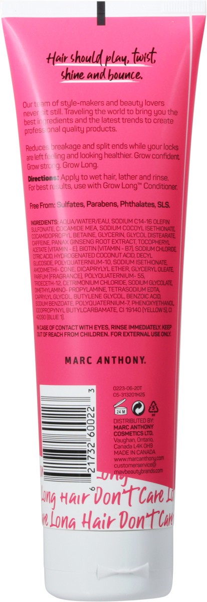 slide 12 of 13, Marc Anthony Grow Long Super Fast Strength Caffeine + Ginseng Shampoo 8.4 fl oz, 8.4 fl oz