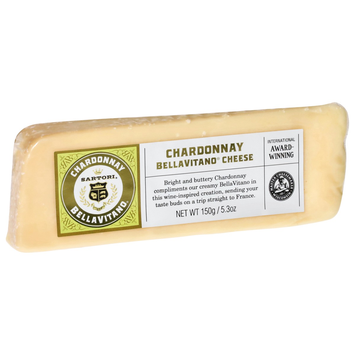 slide 5 of 13, Sartori BellaVitano Chardonnay Cheese 5.3 oz, 5.3 oz