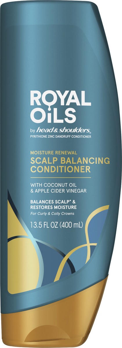 slide 3 of 3, Head & Shoulders Royal Oils Moisture Renewal with Coconut Oil Dandruff Scalp Balancing Conditioner 13.5 oz, 13.5 oz