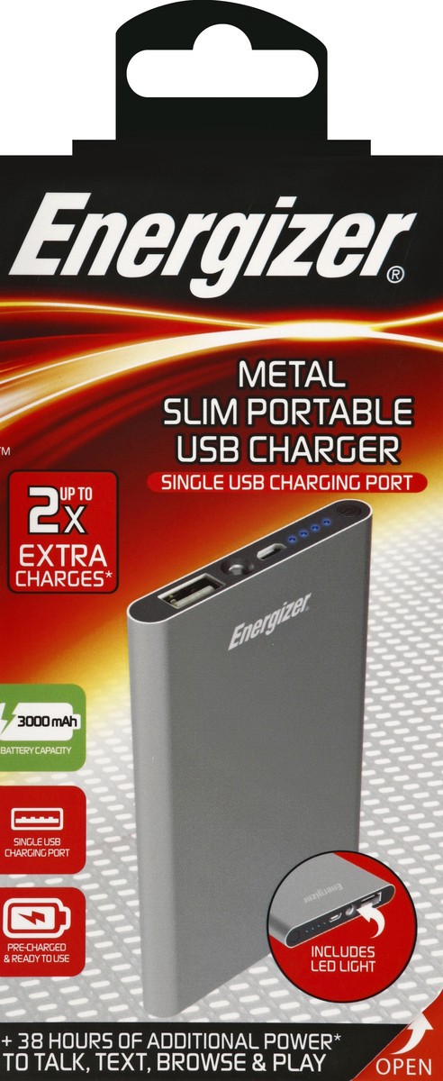 slide 4 of 4, Energizer Portable Usb Charger 3000Mah, 1 ct