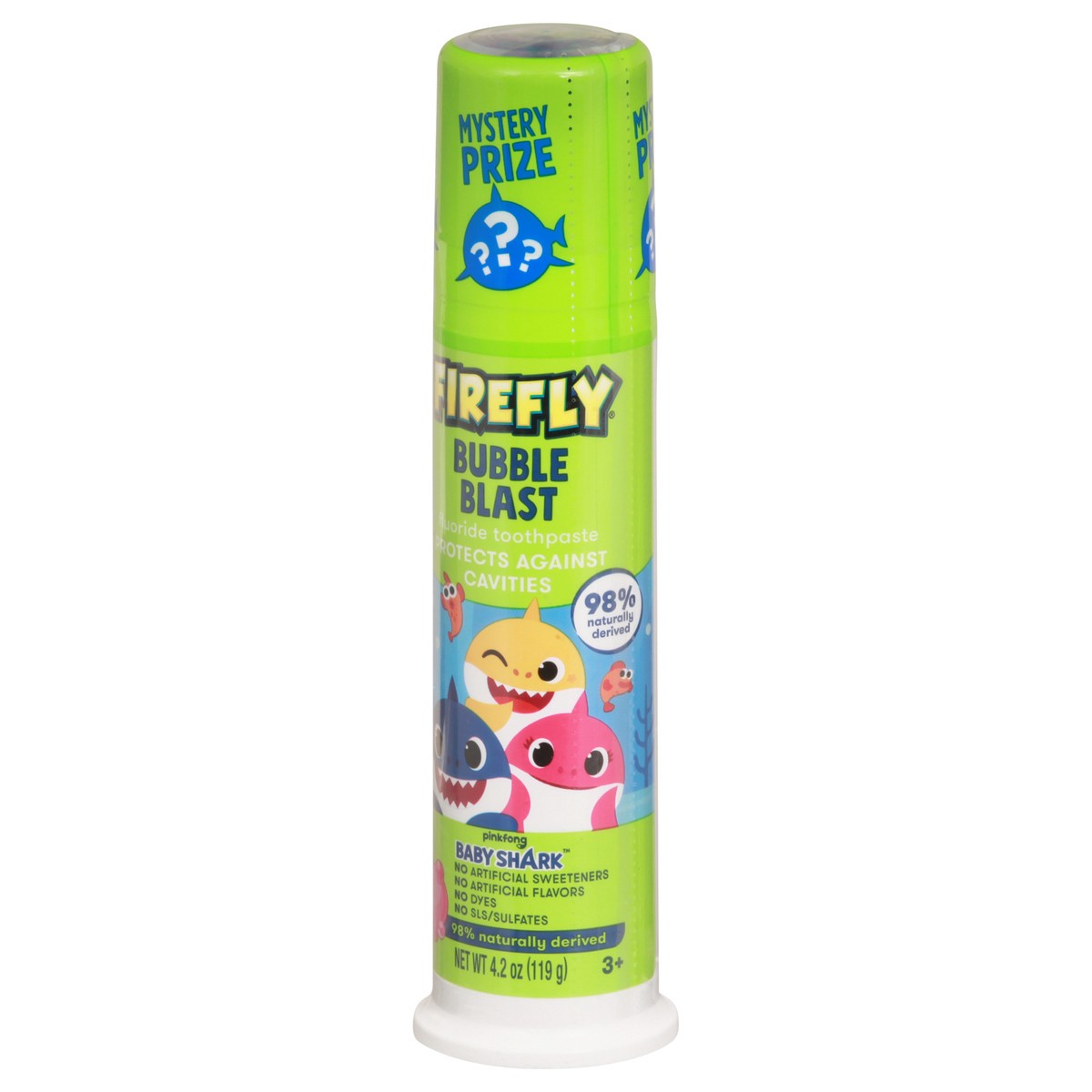 slide 5 of 11, Firefly Baby Shark Fluoride Bubble Blast Toothpaste 4.2 oz, 4.2 oz