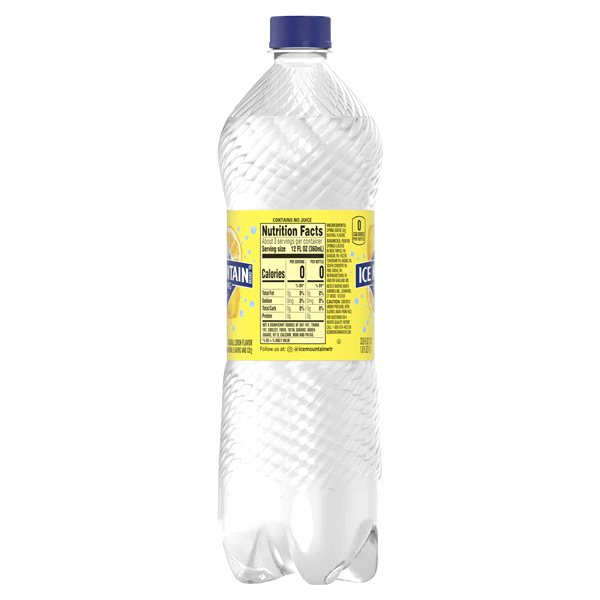 slide 11 of 13, Ice Mountain Sparkling Water, Lively Lemon, 33.8 oz. Bottle, 33.8 oz