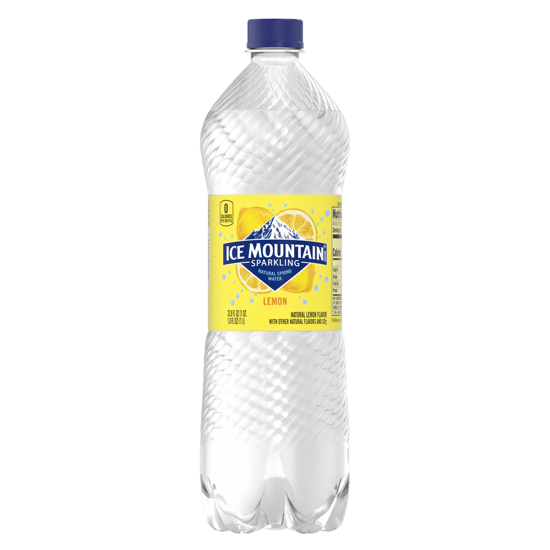 slide 1 of 13, Ice Mountain Sparkling Water, Lively Lemon, 33.8 oz. Bottle, 33.8 oz