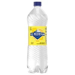 Ice Mountain Sparkling Water, Lively Lemon, 33.8 oz. Bottle