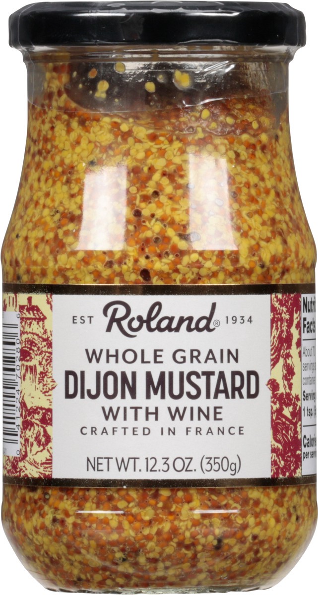 slide 6 of 9, Roland Whole Grain with Wine Dijon Mustard 12.3 oz, 12.3 oz