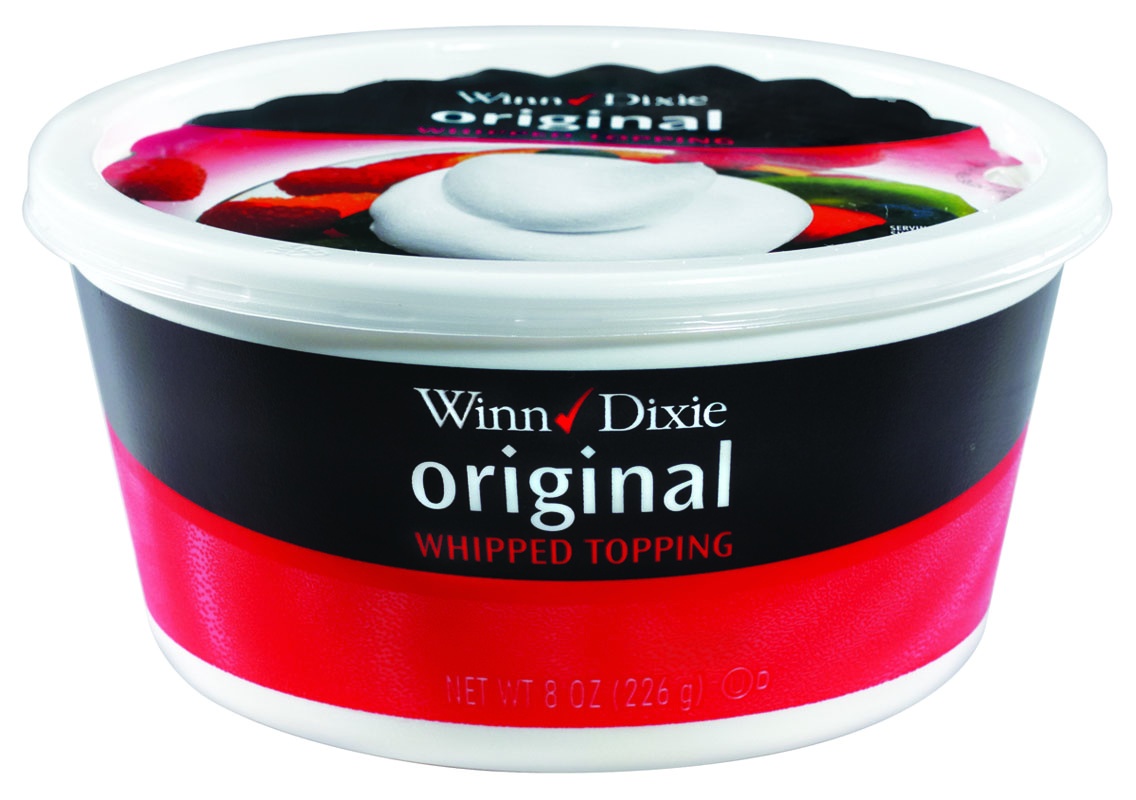 slide 1 of 1, Winn-Dixie Whipped Topping, 8 oz