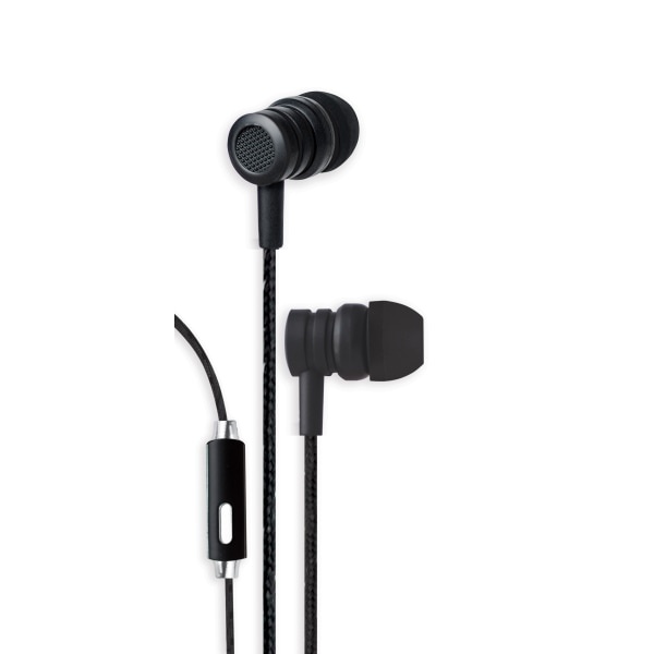 slide 1 of 1, Bytech Wired Earbud Headphones, Black, Byaueb129Bk, 1 ct