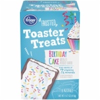 slide 1 of 1, Kroger Birthday Cake Frosted Toaster Treats, 8 ct; 1.83 oz