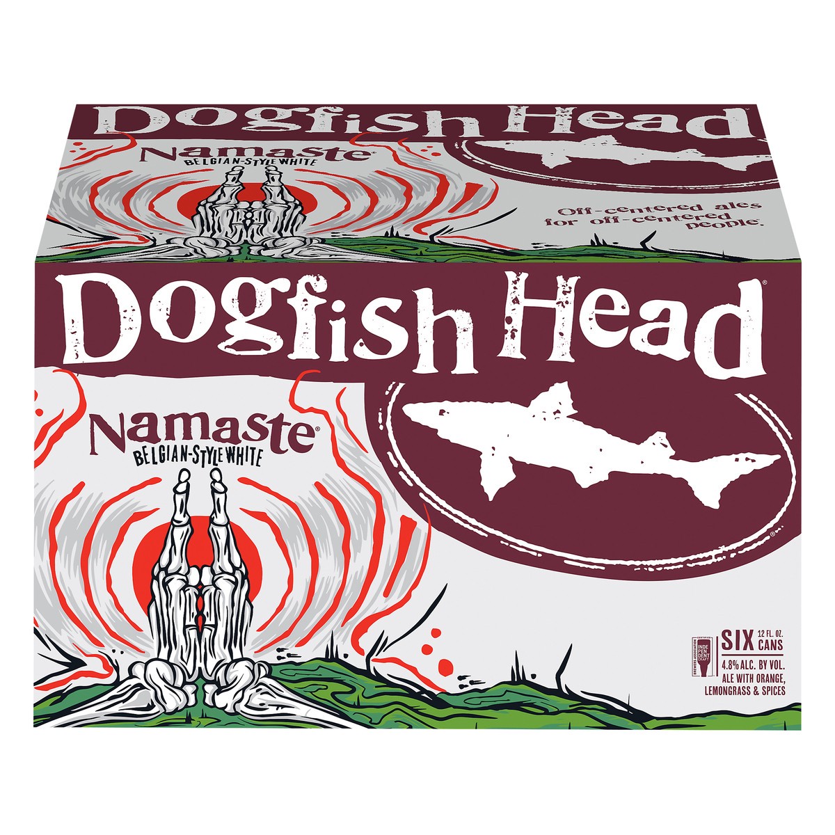 slide 8 of 10, Dogfish Head Namaste White Ale Beer (12 fl. oz. Can, 6pk.), 12 oz