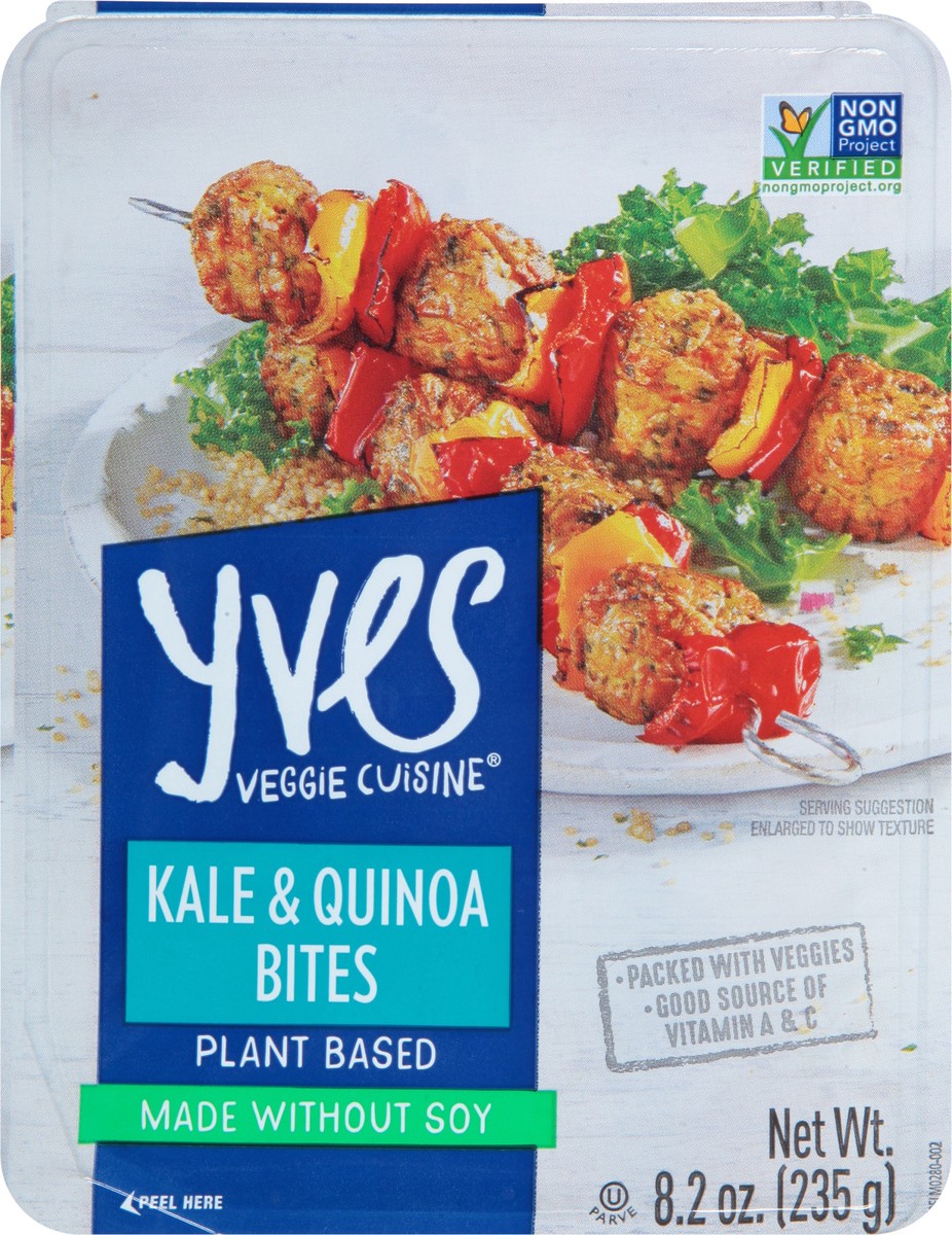 slide 8 of 9, Yves Veggie Cuisine Veggie Cuisine Plant Based Kale & Quinoa Bites 8.2 oz, 8.2 oz