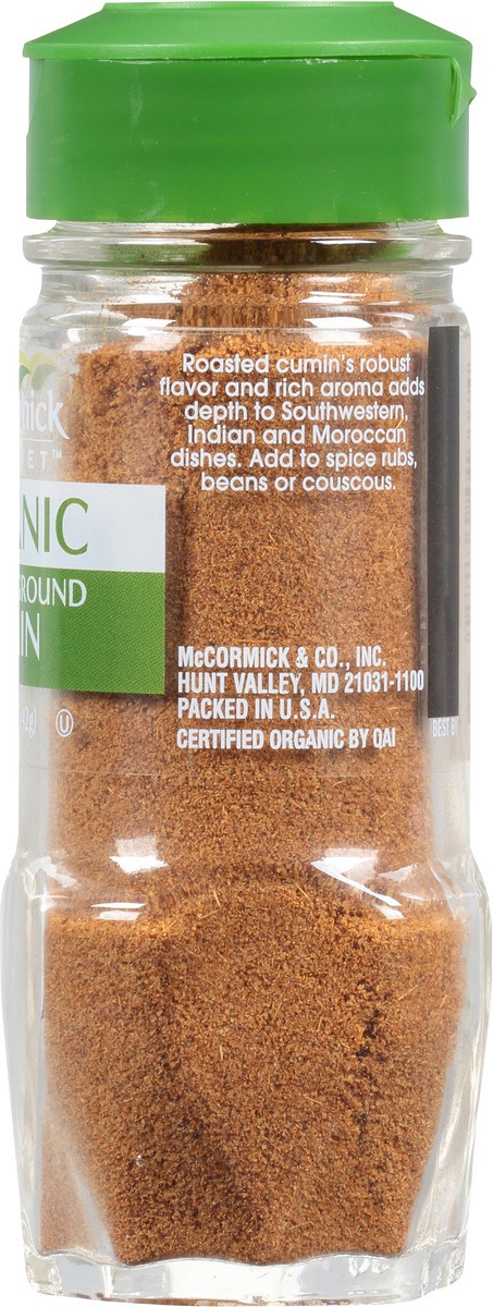 slide 7 of 7, McCormick Gourmet Organic Roasted Ground Cumin, 1.5 oz, 1.5 oz