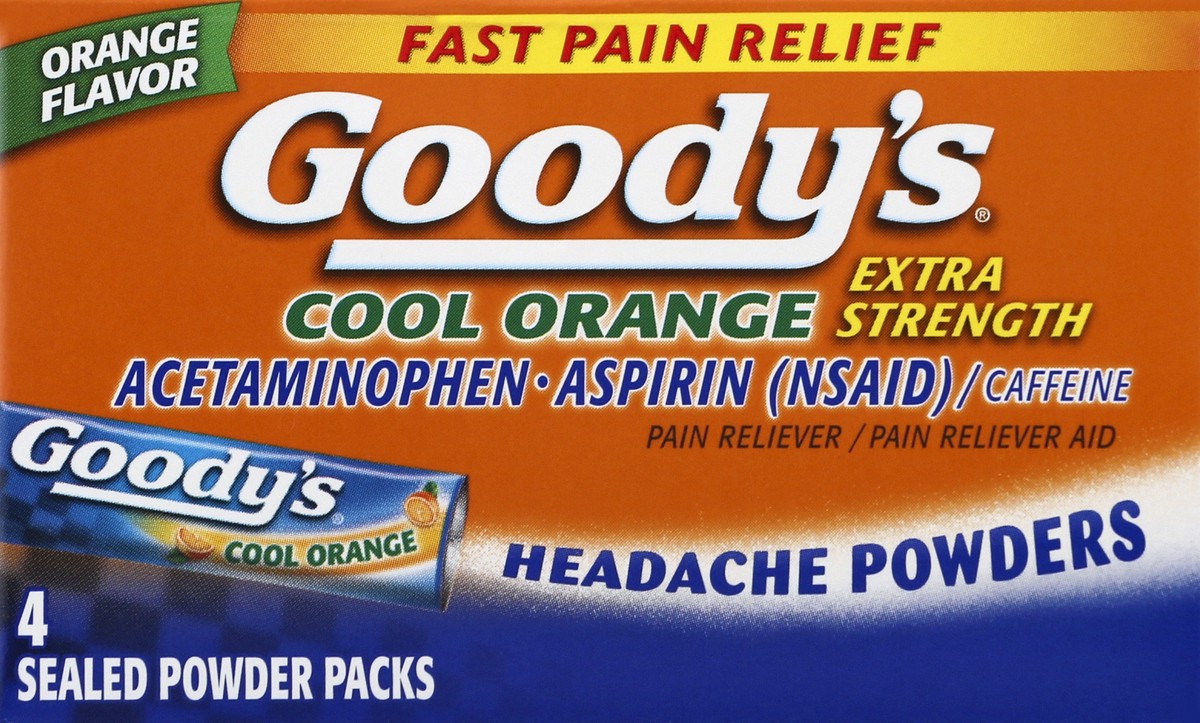 slide 8 of 12, Goody's Pain Reliever 4 ea, 4 ct