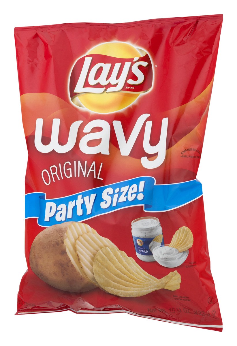 slide 3 of 8, Lay's Potato Chips, 15.25 oz