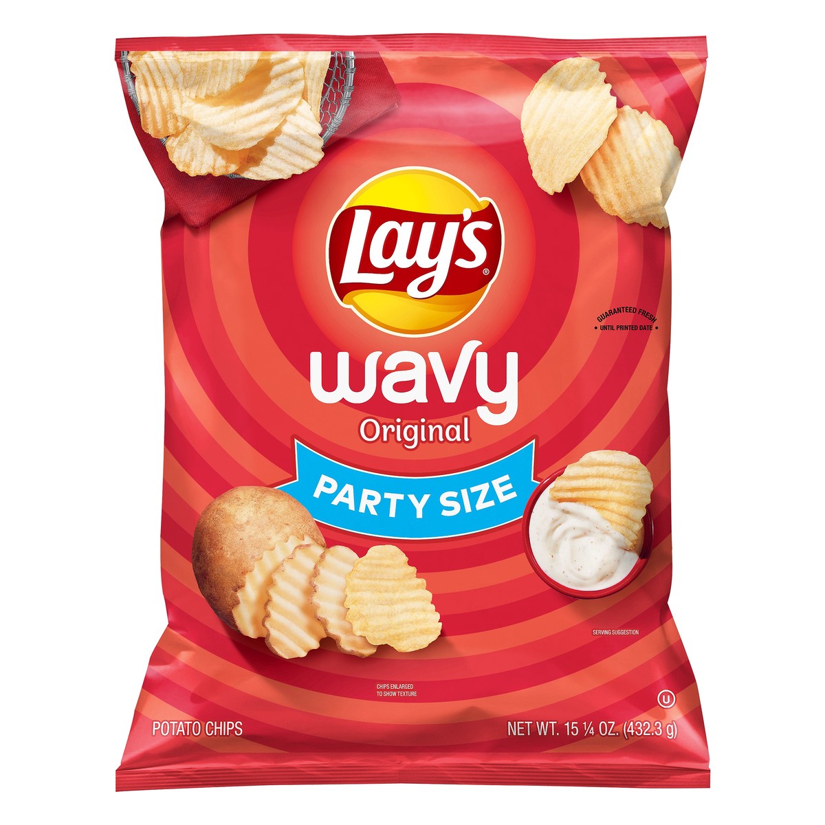 slide 1 of 8, Lay's Potato Chips, 15.25 oz