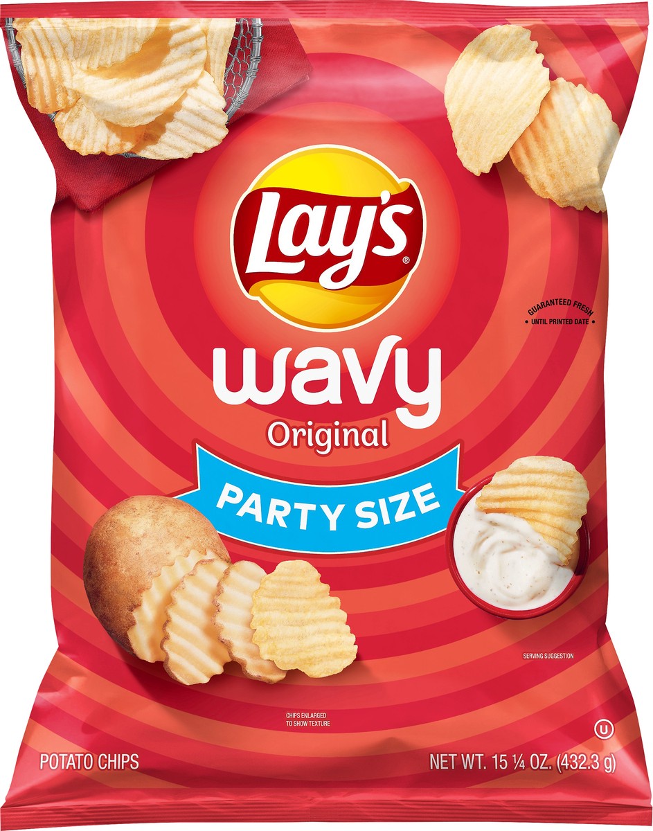 slide 6 of 8, Lay's Potato Chips, 15.25 oz