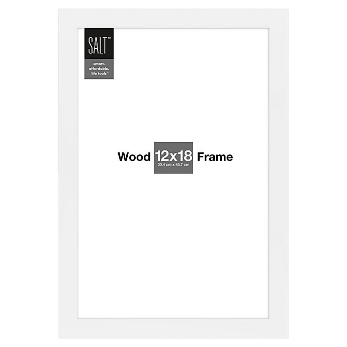 slide 1 of 2, SALT Wall Frame - White, 12 in x 18 in