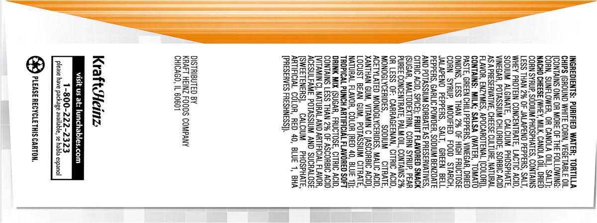 slide 9 of 9, Lunchables Uploaded Nachos Grande with Water, Fruit by the Foot Fruit Rollup Candy & Kool-Aid Tropical Punch Single, 14.1 oz Box, 1 ct