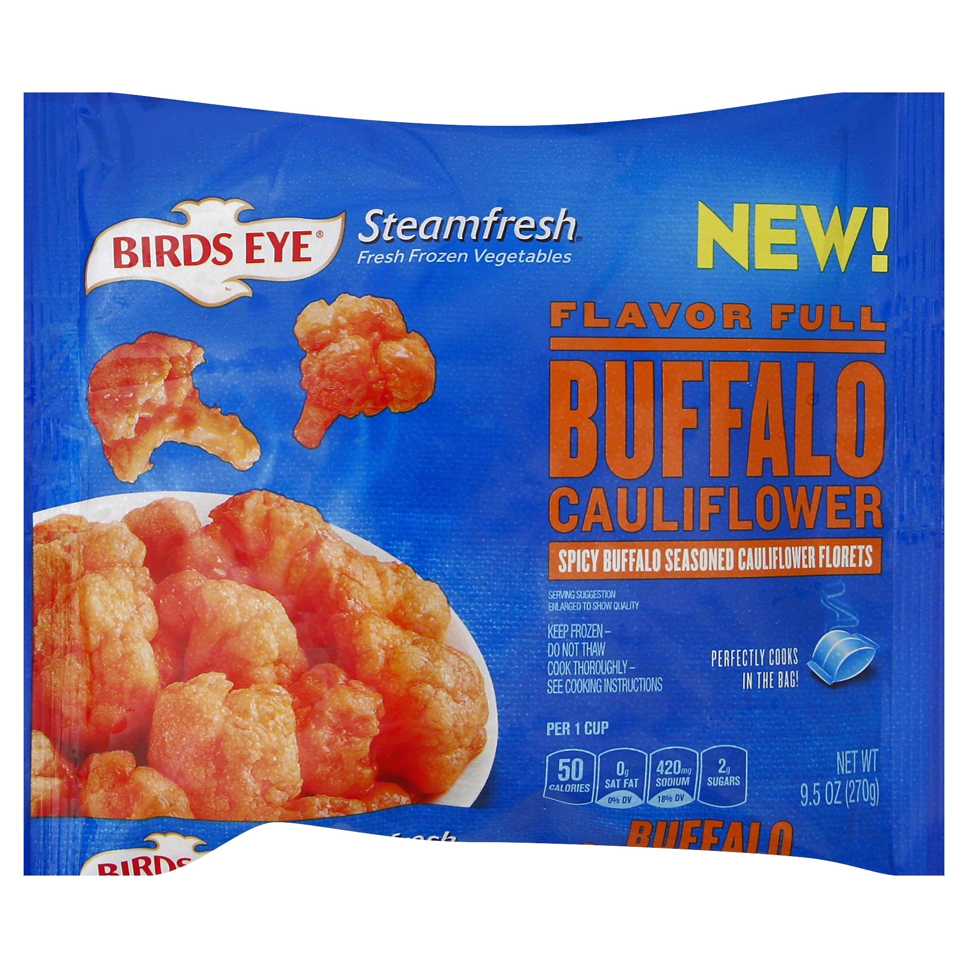 Birds Eye Steamfresh Flavor Full Buffalo Cauliflower 9.5 oz Shipt