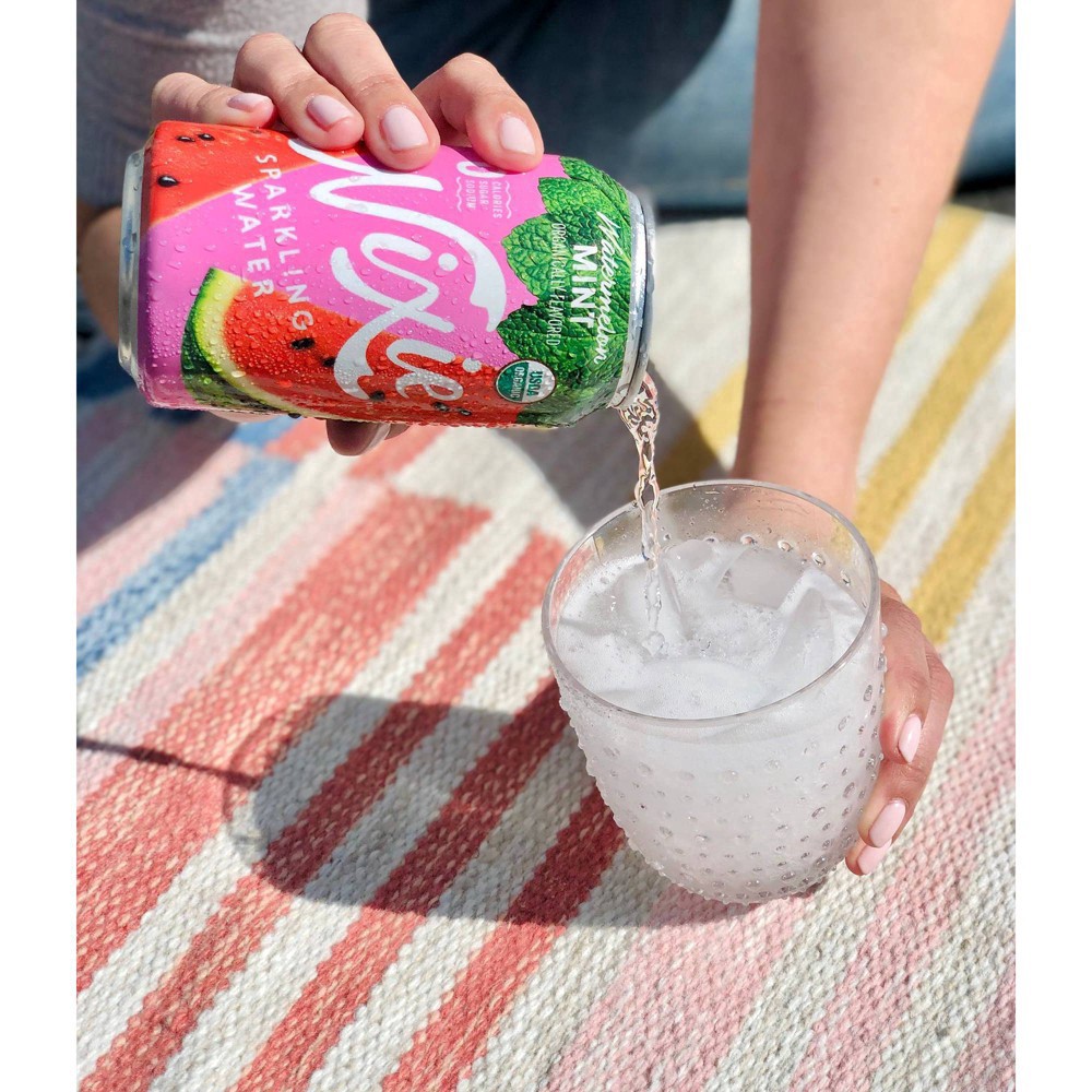 slide 5 of 5, Nixie Sparkling Water Nixie Watermelon Mint Sparkling Water - 8pk/12 fl oz Cans, 8 ct; 12 fl oz