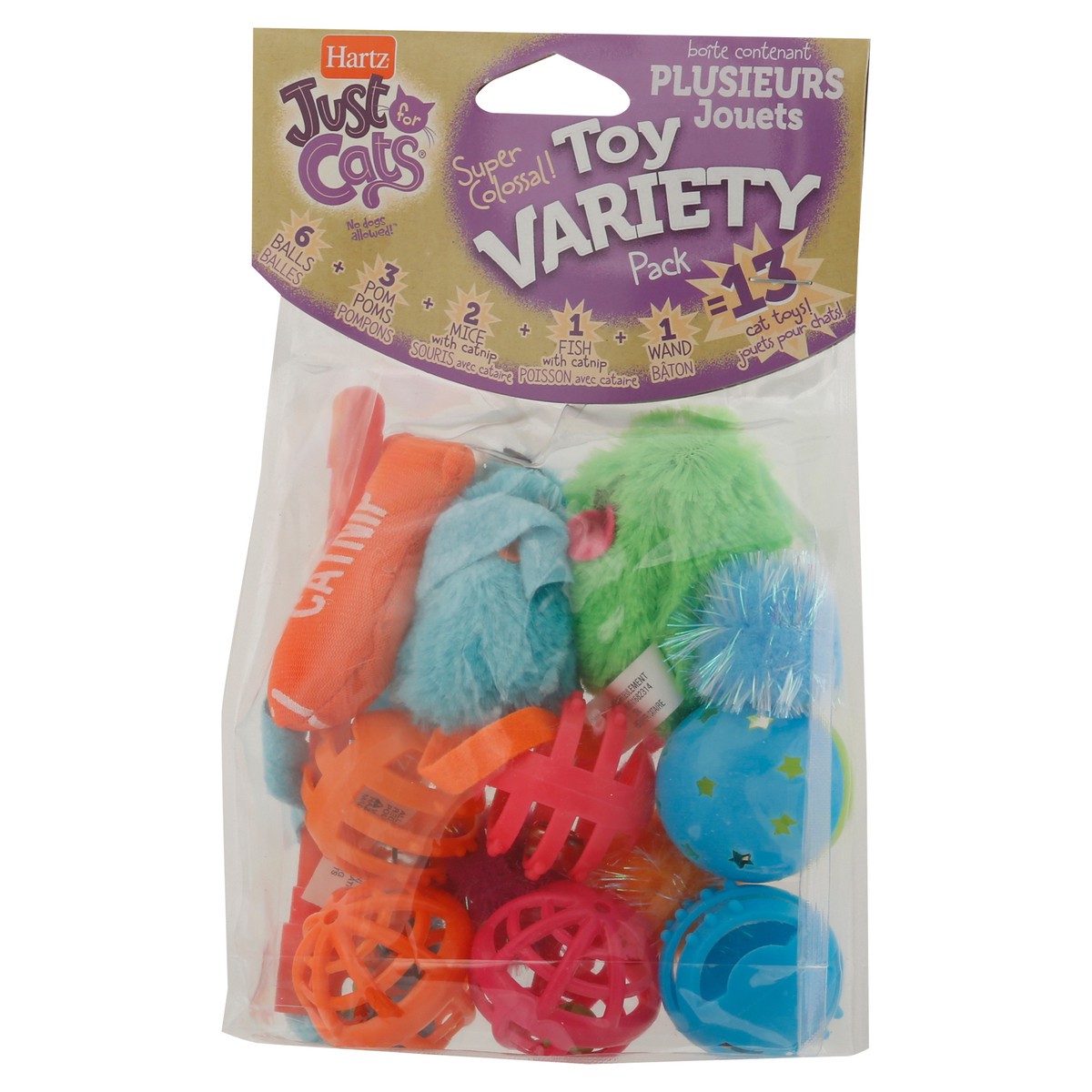 slide 9 of 12, Hartz Just For Cats Variety Pack Toy Variety Pack 13 ea, 13 ct