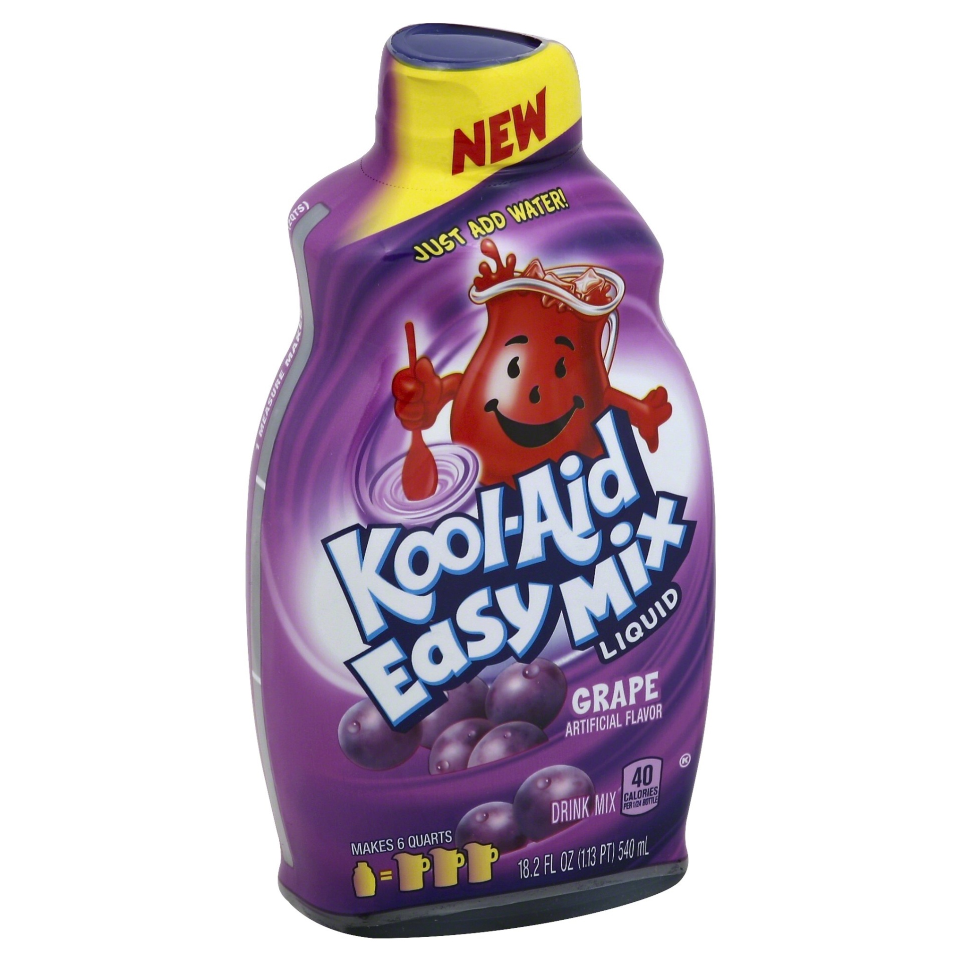 slide 1 of 8, Kool-Aid Easy Mix Liquid Grape, 18.2 fl oz