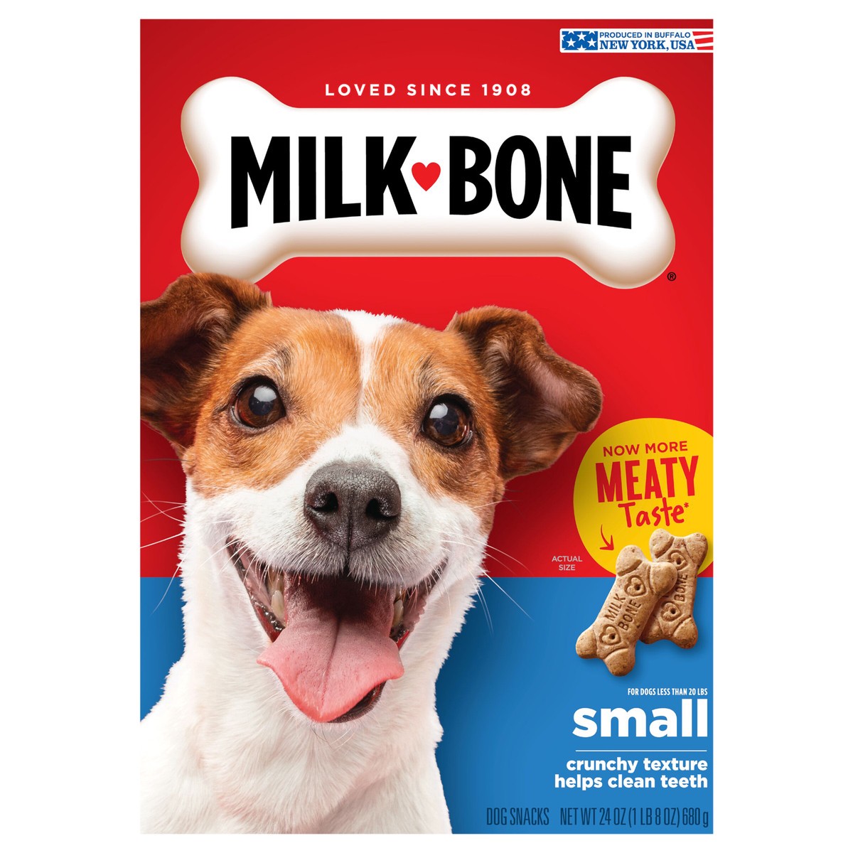 slide 1 of 1, Milk-Bone Original Dog Biscuits, Small Crunchy Dog Treats, 24 Ounces, 24 oz