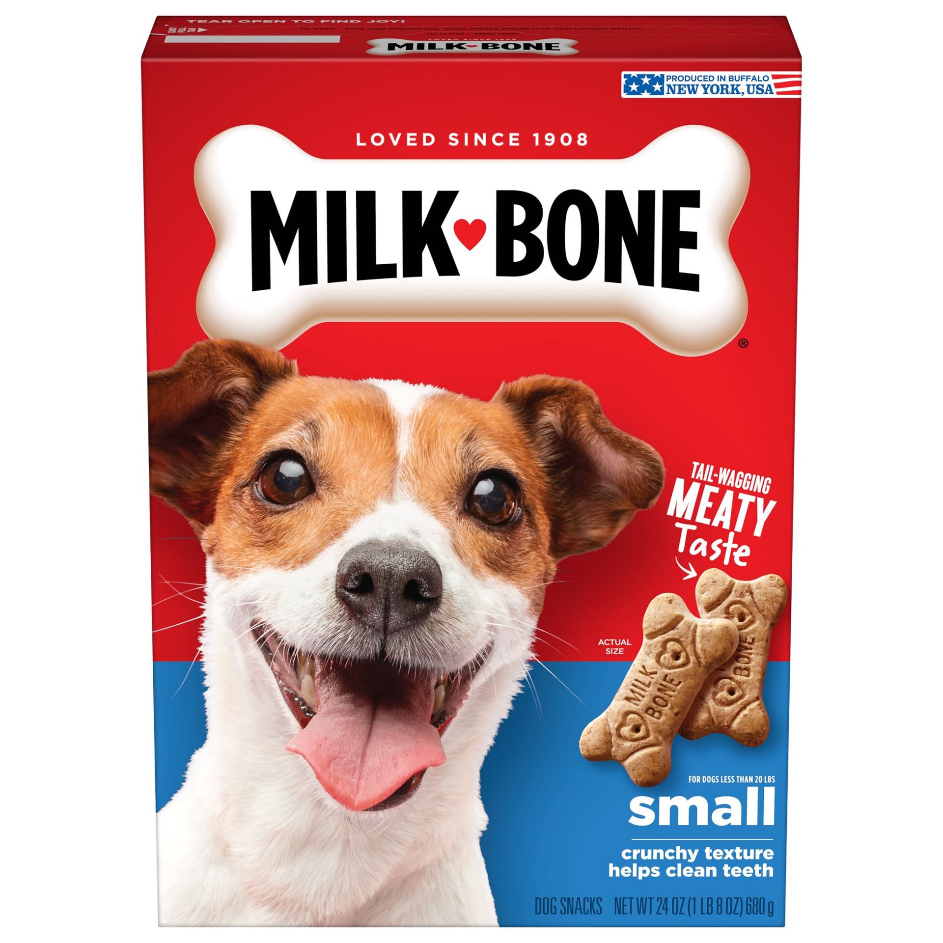 slide 1 of 1, Milk-Bone Small Dog Snacks 24 oz, 24 oz