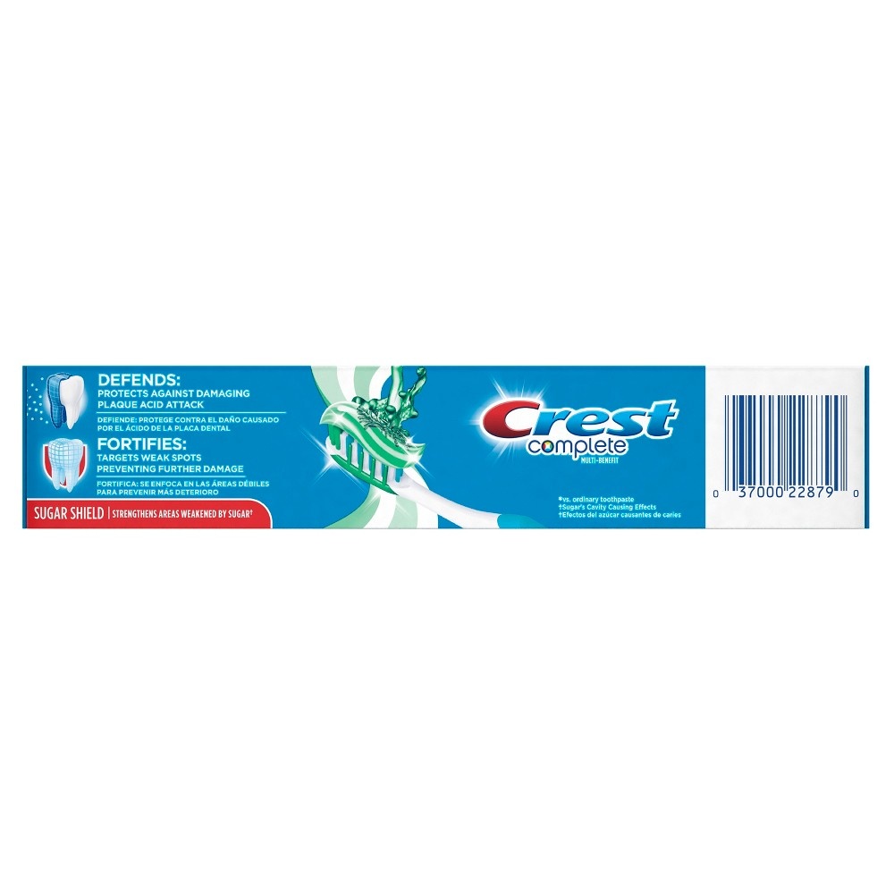 slide 7 of 9, Crest Fluoride Toothpaste Long Lasting Mint Scope Outlast + Whitening, 5.4 oz