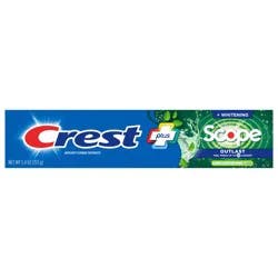 Crest Whitening Plus Scope Outlast Toothpaste, Long Lasting Mint, 5.4 oz