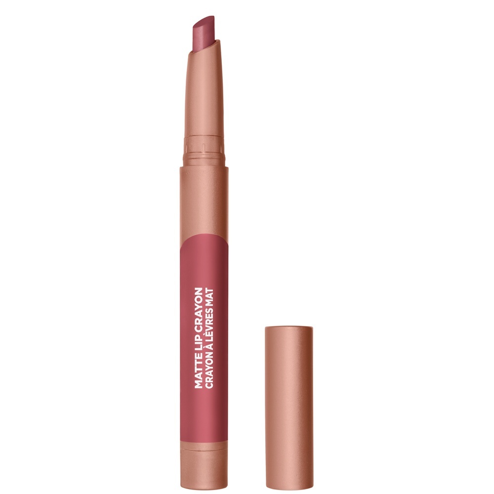 slide 1 of 4, L'Oréal Infallible Matte Smudge Resistant Lip Crayon - Strawberry Glaze, 0.04 oz