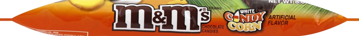 slide 4 of 6, M&M'S Halloween White Candy Corn Chocolate Candy 8-Ounce Bag, 8 oz