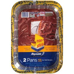 Reynolds Kitchens 13x9 Cake Pans and Lids 2 ct Pack