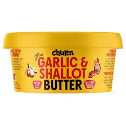 Churn Garlic & Shallot Butter 3 oz