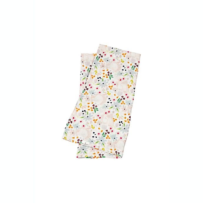 slide 1 of 2, Loulou Lollipop Shell Floral Muslin Swaddle, 1 ct