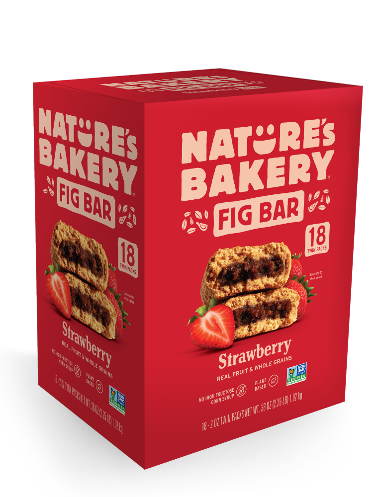 slide 1 of 1, Nature's Bakery Strawberry Fig Bars, 18 ct; 2 oz
