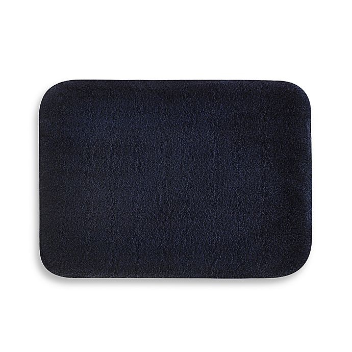 slide 1 of 1, Wamsutta Perfect Soft Bath Rug - Navy, 24 in x 40 in