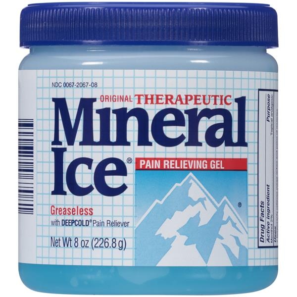 slide 1 of 3, Mineral Ice Pain Relieving Gel 8 oz, 8 oz