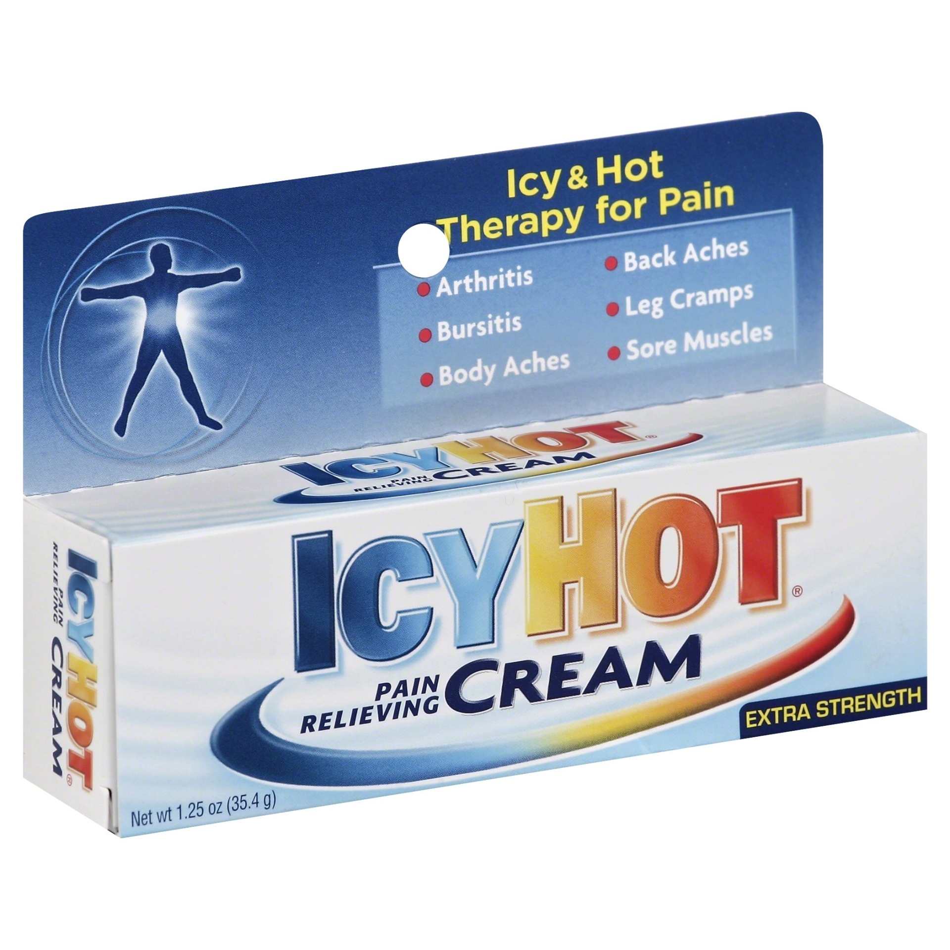 slide 1 of 1, Icy Hot Extra Strength Pain Relieving Cream, 1.25 oz