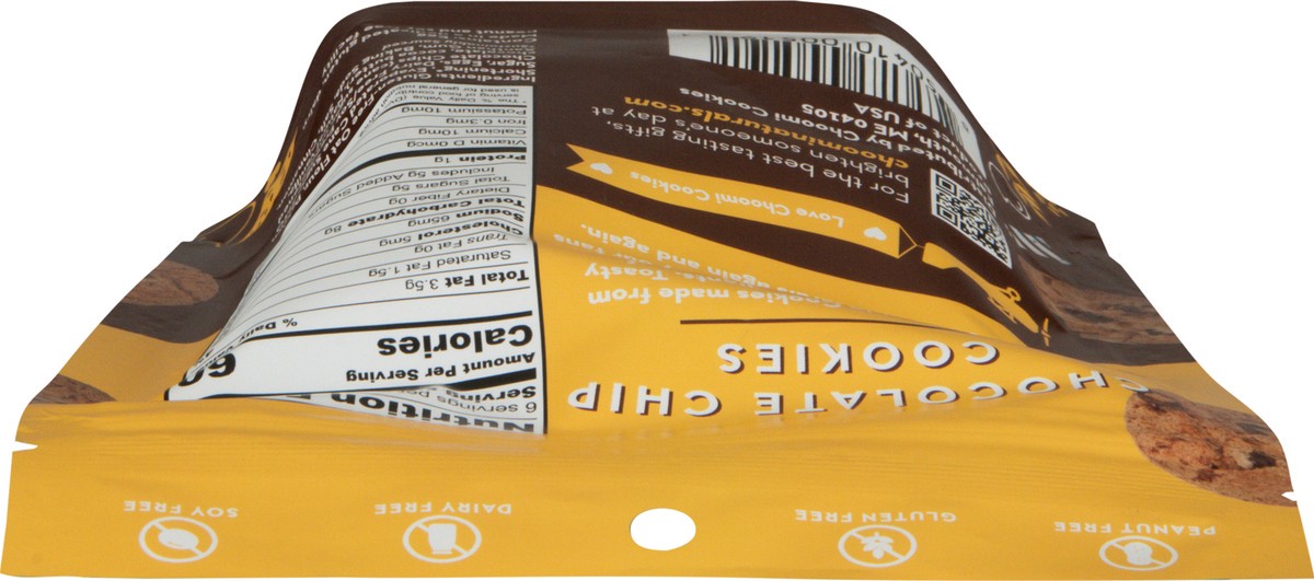 slide 3 of 13, Choomi Naturals Crunchy Chocolate Chip Cookies 3.0 oz, 3 oz
