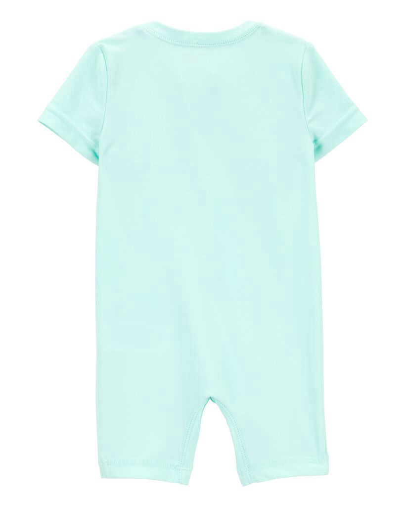 slide 2 of 3, Oshkosh Baby 1-Piece Palm Tree Rashguard Mint 12M, 1 ct