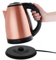 slide 1 of 1, Pinky Up Parker Rose Gold Electric Tea Kettle by Pinky Up, 1 cnt