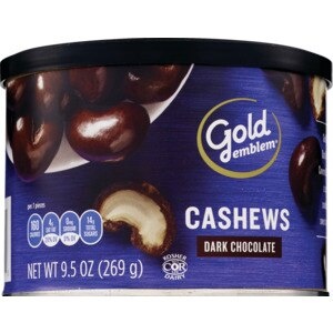 slide 1 of 1, CVS Gold Emblem Gold Emblem Dark Chocolate Covered Cashews, 9.5 Oz, 9.5 oz